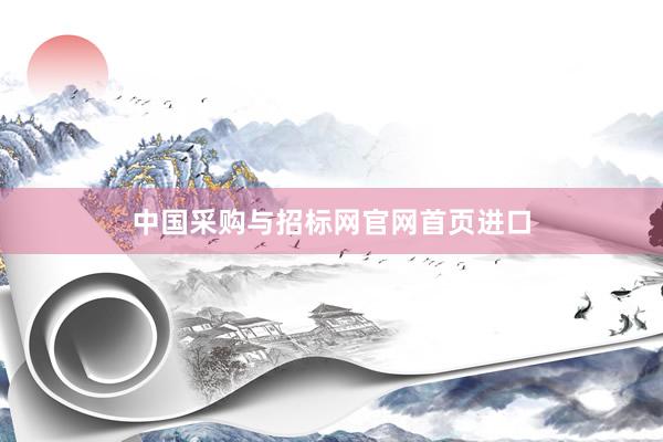 中国采购与招标网官网首页进口